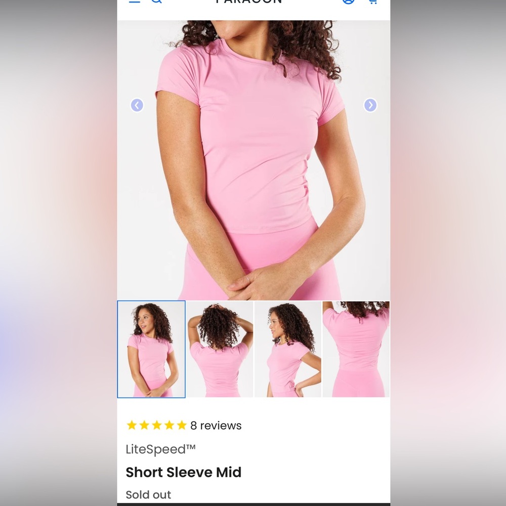 Women's Pink Shirt Only